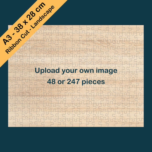 Bespoke A3 Ribbon Cut - Landscape