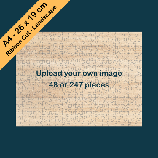 Bespoke A4 Ribbon Cut - Landscape