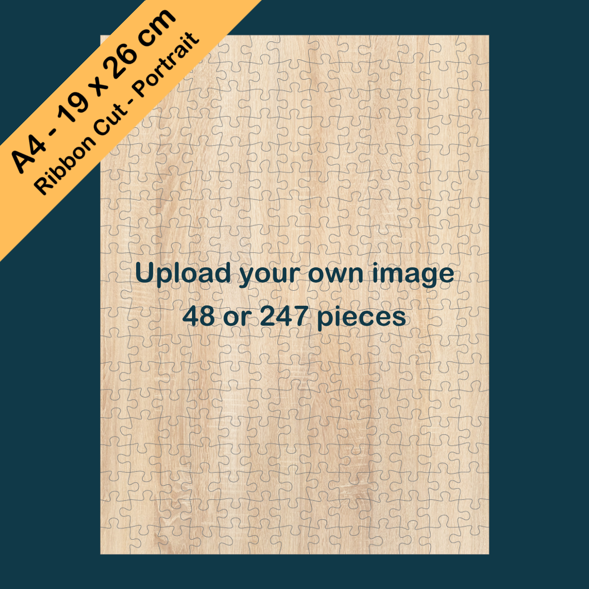 Bespoke A4 Ribbon Cut - Portrait