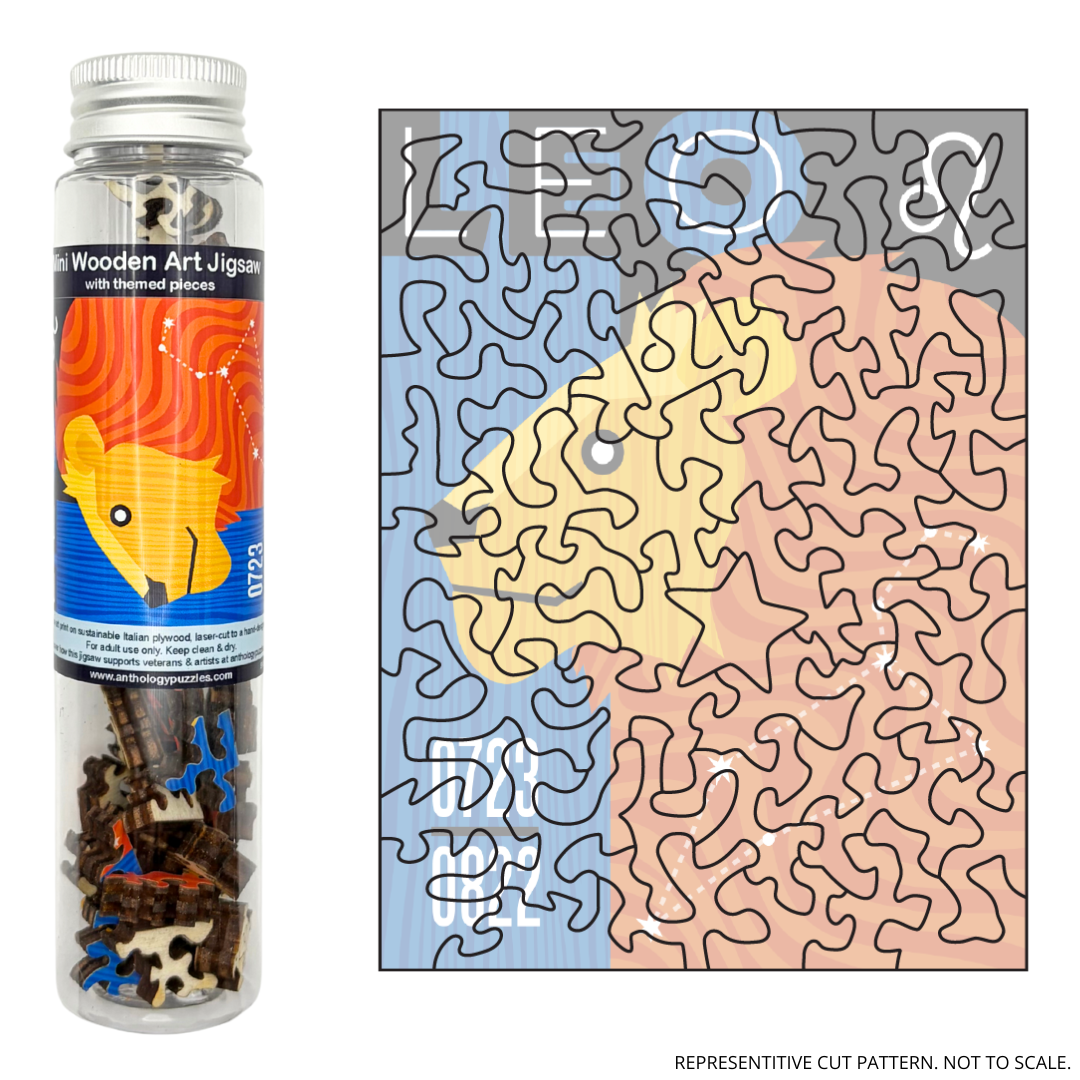 Zodiac Leo - Mini Wooden Jigsaw