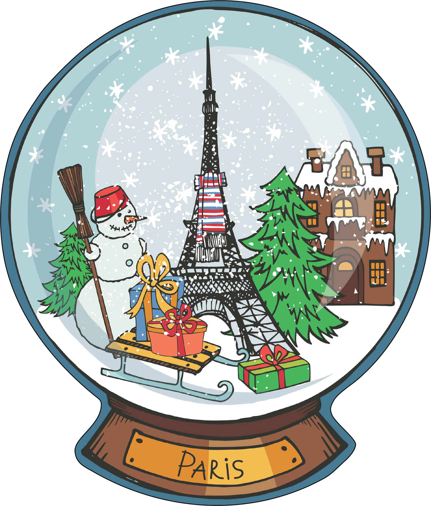 Paris Snowglobe