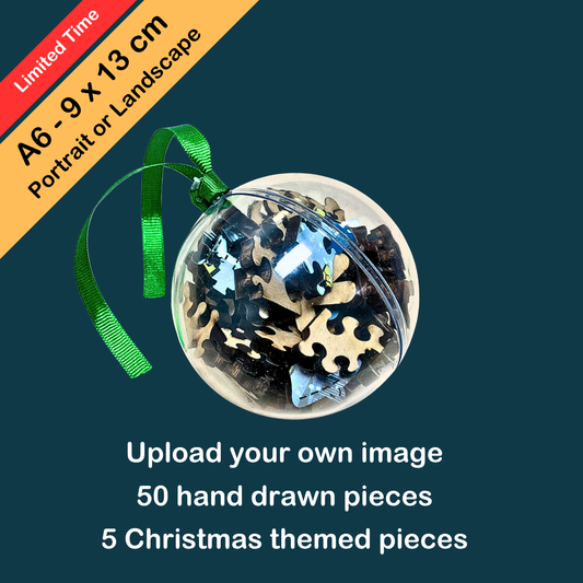 Bespoke A6 Christmas Ornament