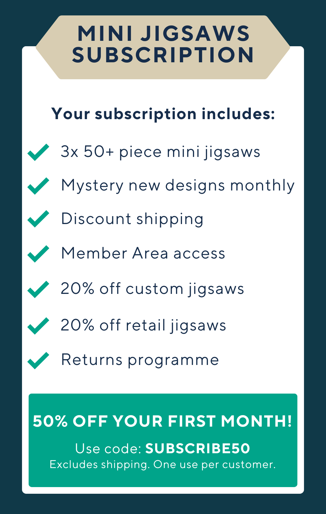 Mini Jigsaws Subscription