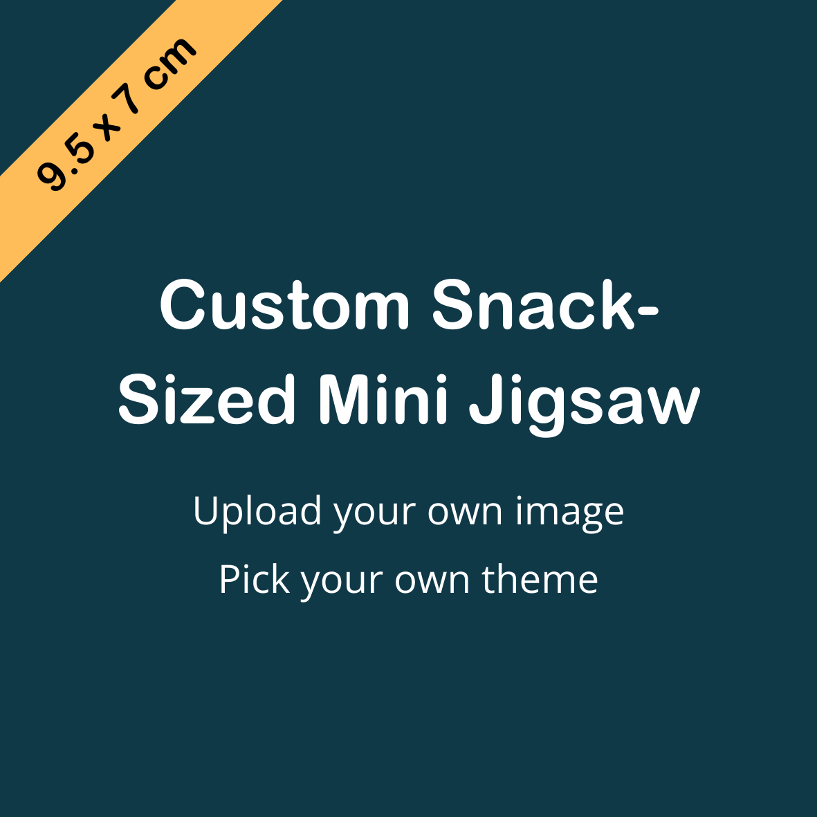 Custom Snack-Sized Mini Jigsaw