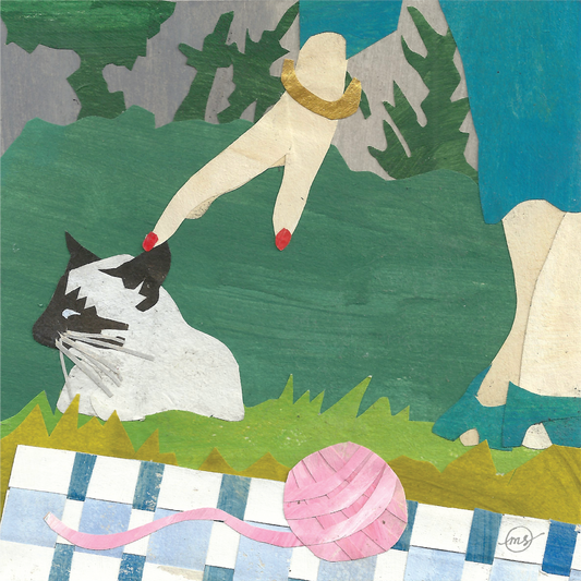 Picnic with Virginia Woolf's Cat 1947