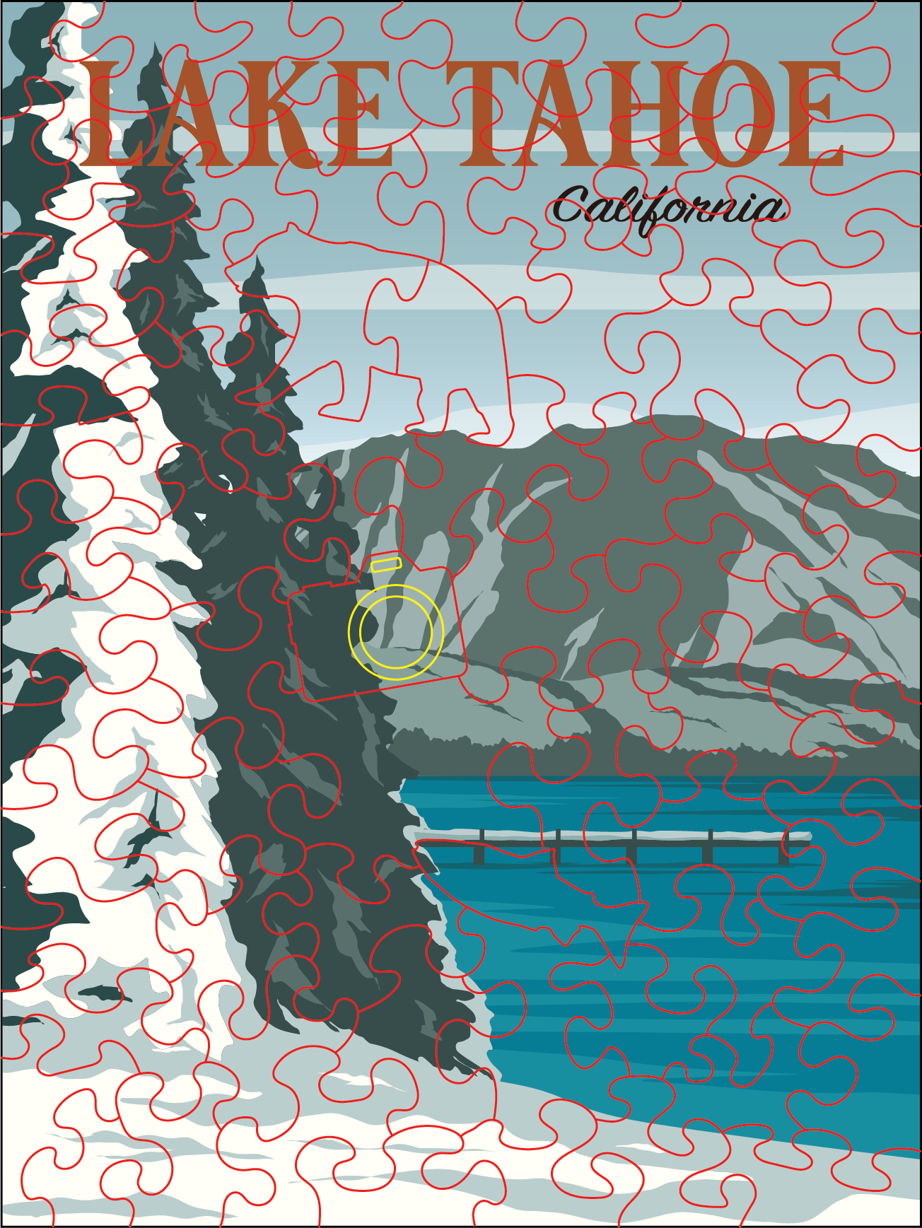 Lake Tahoe Poster